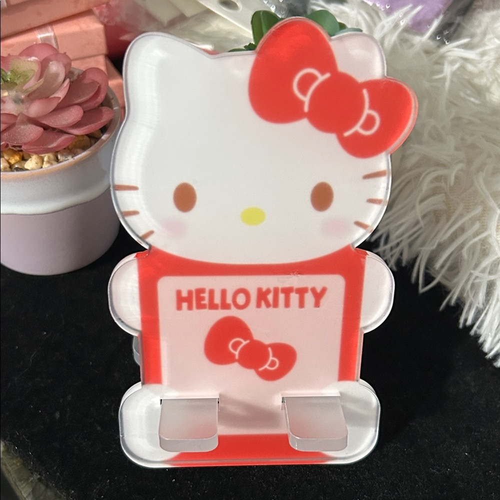 Hello Kitty Pink and Red Phone Holder